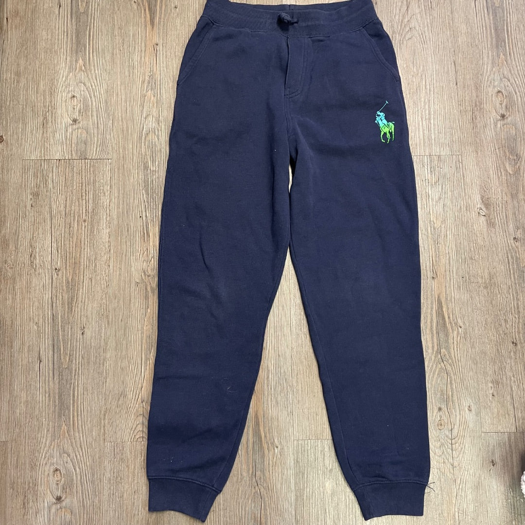 Navy Polo Ralph Lauren Sweat Pants, 10-12Y