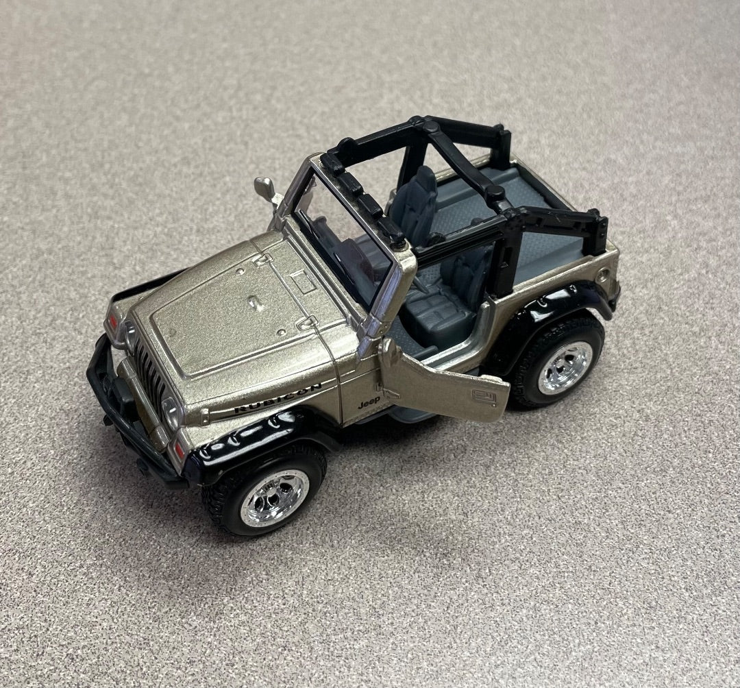Silver Grey Rubicon Jeep, 4 inch