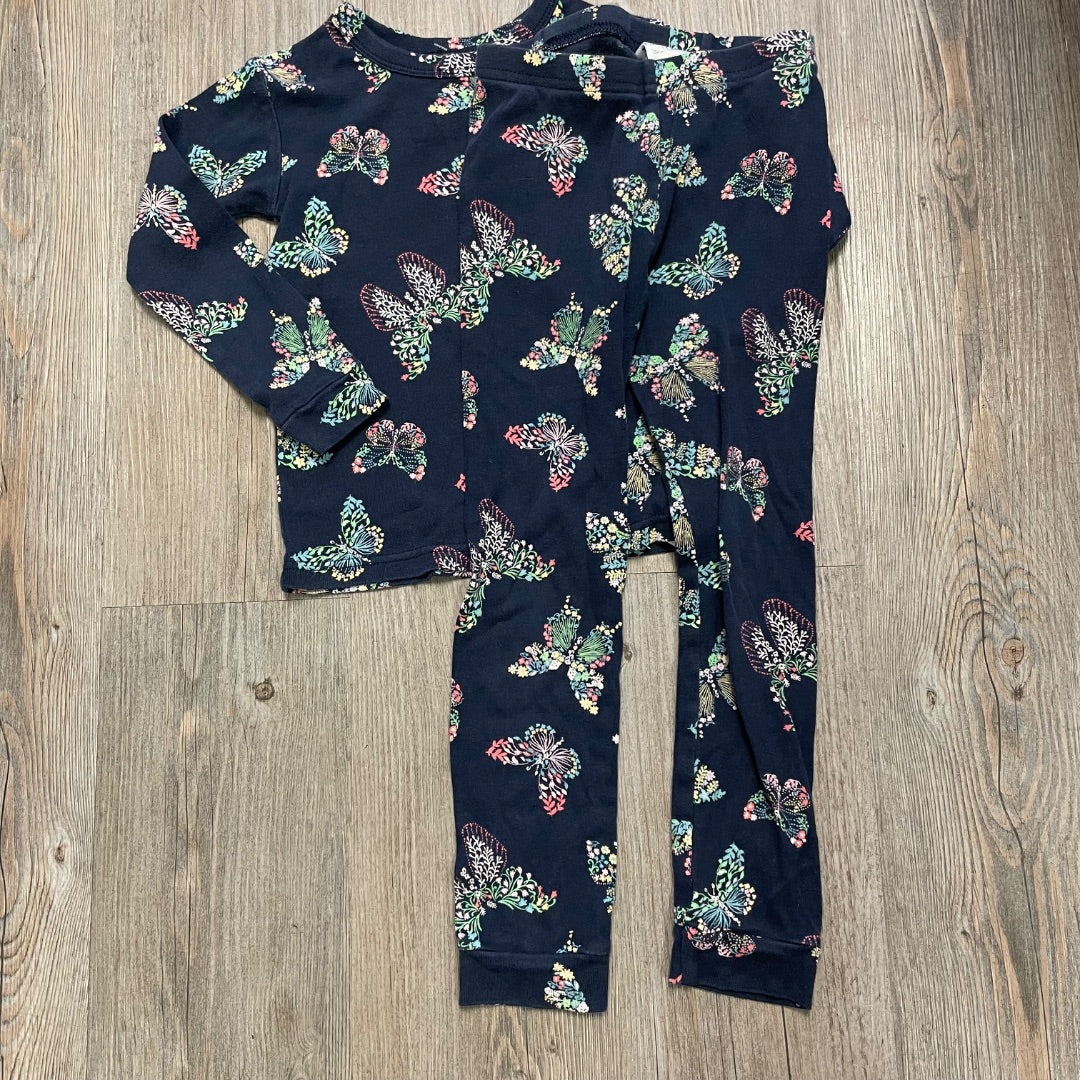 Butterfly Print Gap 2PC PJ Set, 5Y