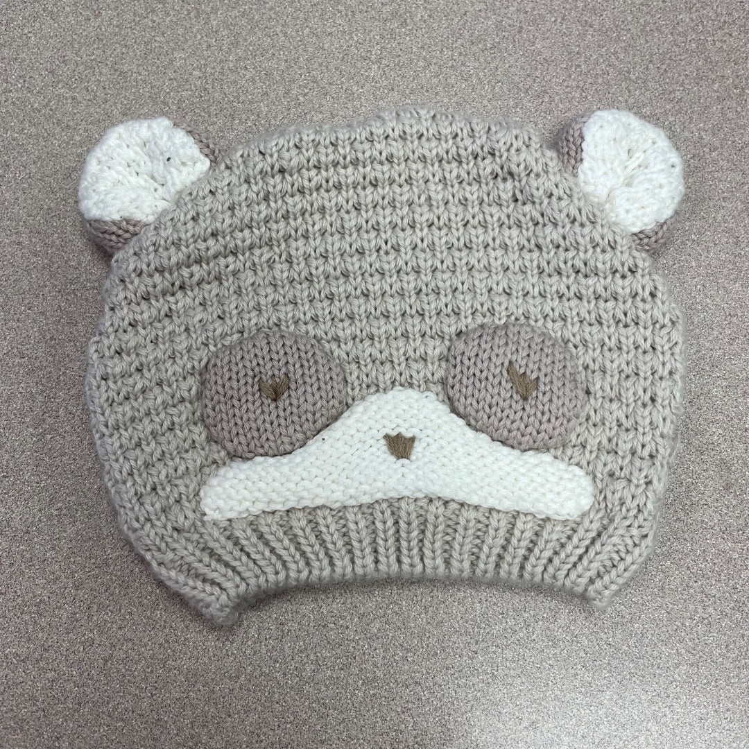 Beige Mayoral Knit Baby Hat, Newborn