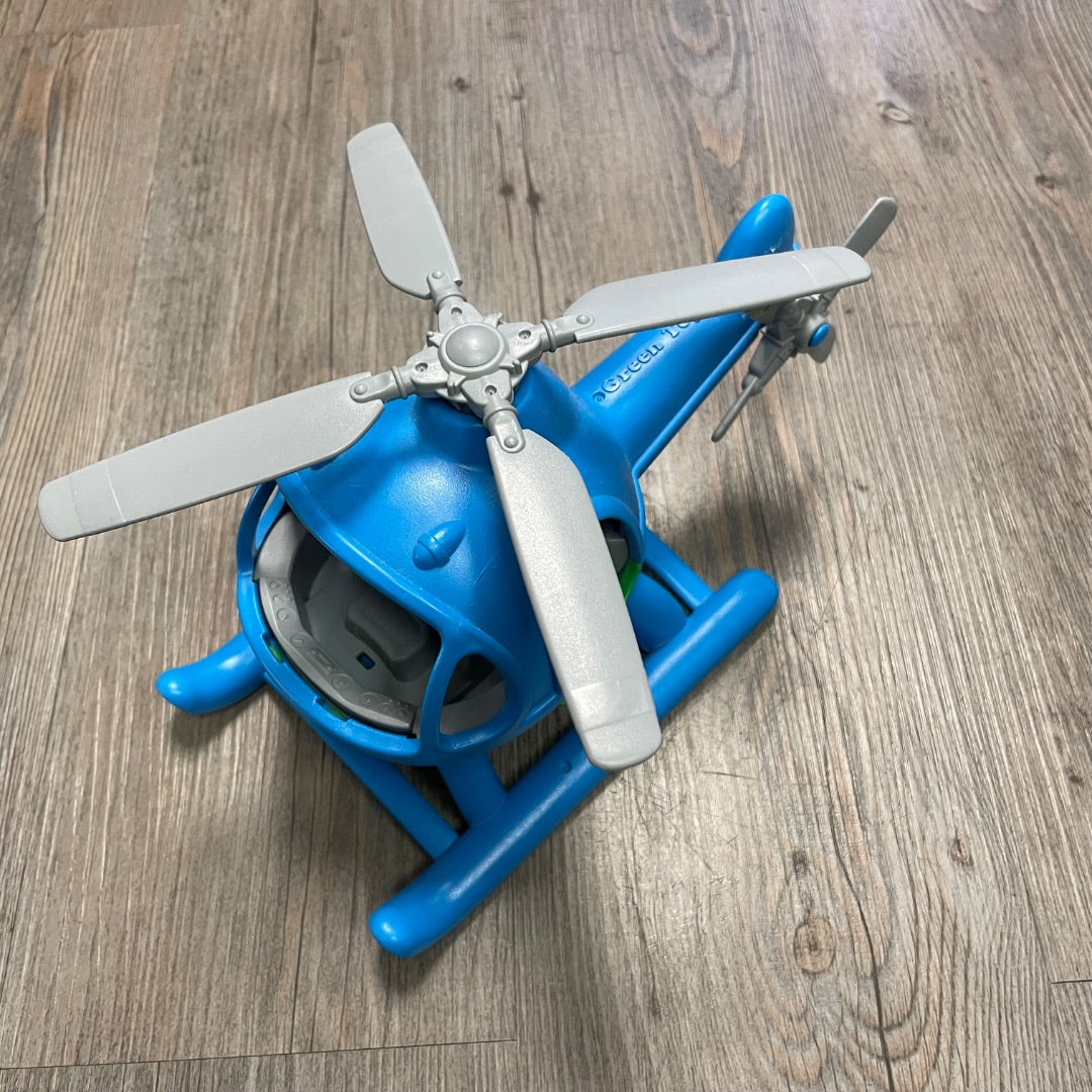 Blue Green Green Toys Helicopter, Pre-owned