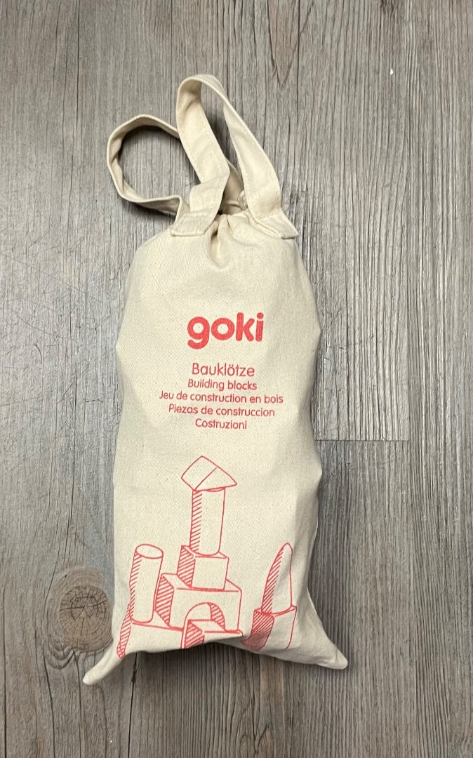 Natural Wood Goki Building Blocks, 3Y+