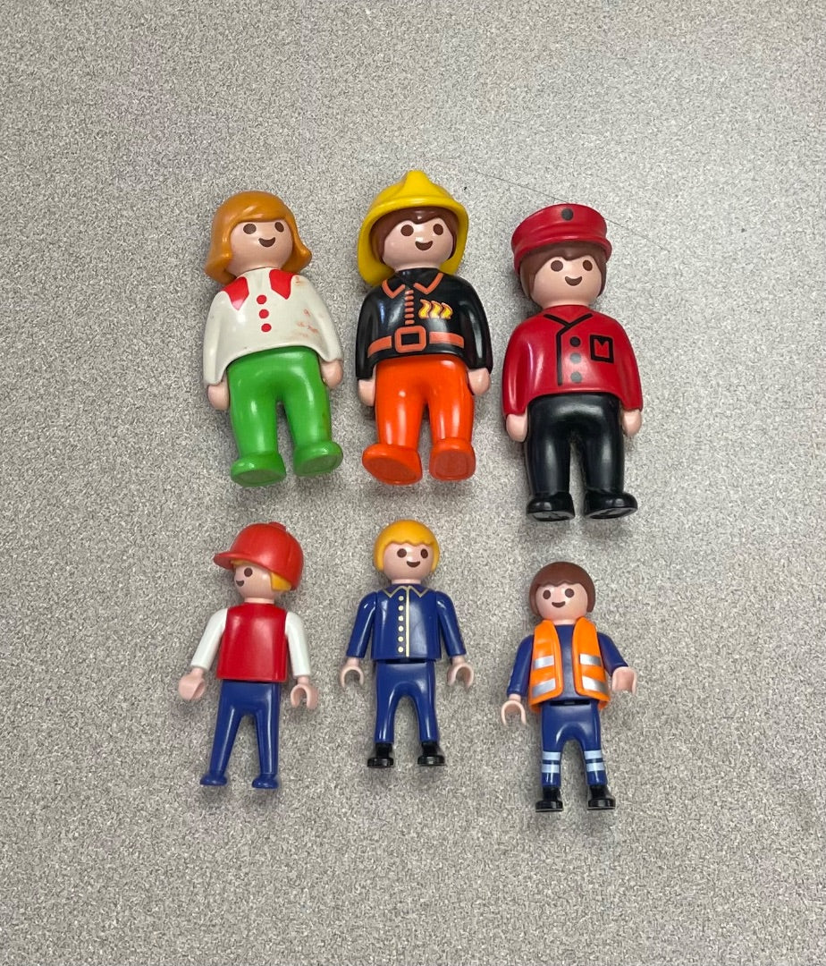 Multi Playmobile 6 Assorted Small/Large Characters
