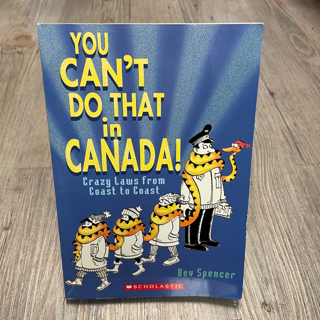 Blue You Can't Do That In Canada, Paperback
