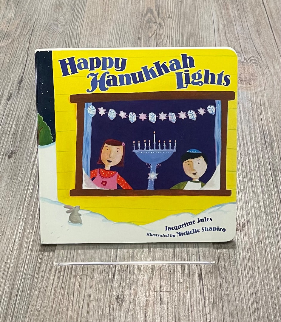 Multi Colour Happy Hanukkah Lights, Boardbook