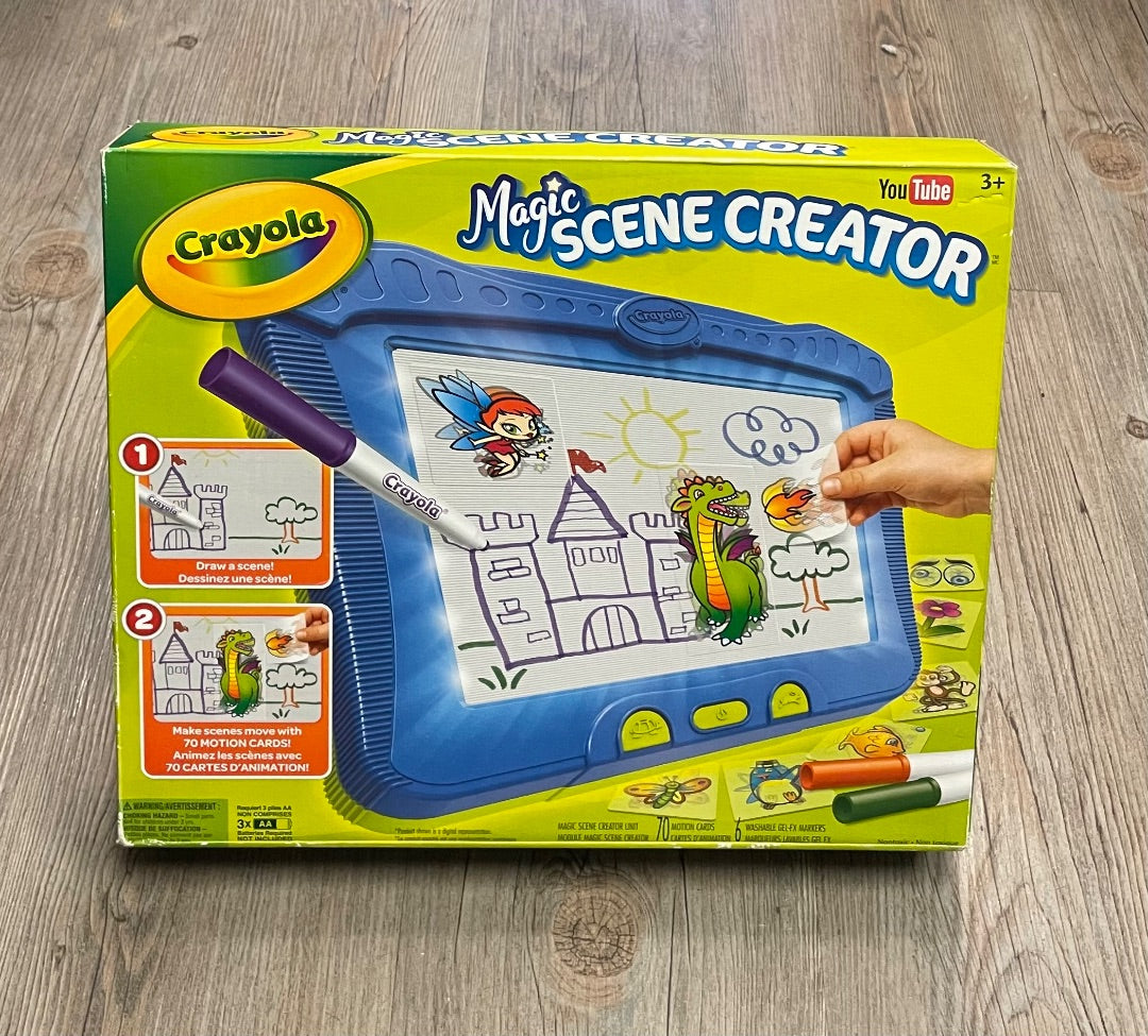 Multi Colour Crayola Magic Scene Creator, 3Y+