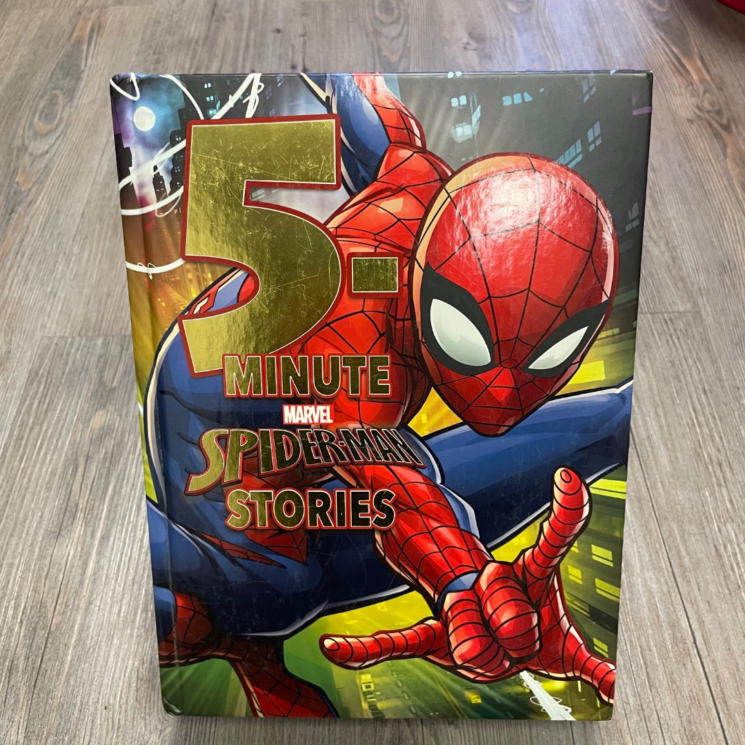 Multi Colour 5 MInute Marvel Spiderman Stories, Hardcover