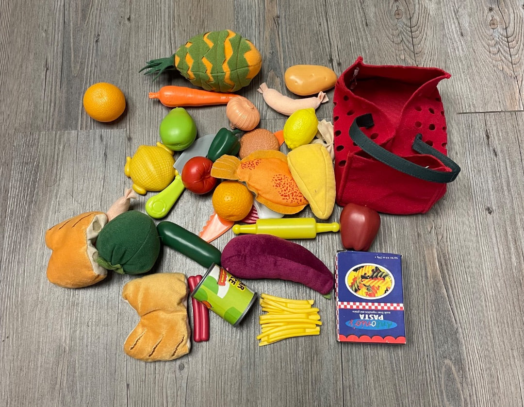 Multi Colour Assorted Fruits And Veggie Toys, 3Y+