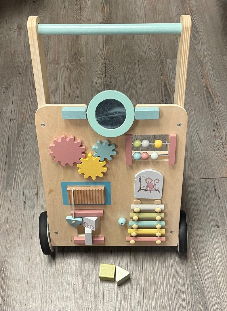Multi Colour Coco Village Wooden Walker