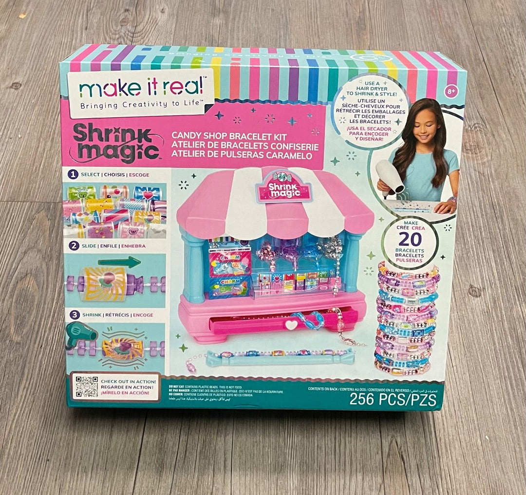 Multi Colour Make It Real Candy Shop Bracelet Kit, 8Y+
