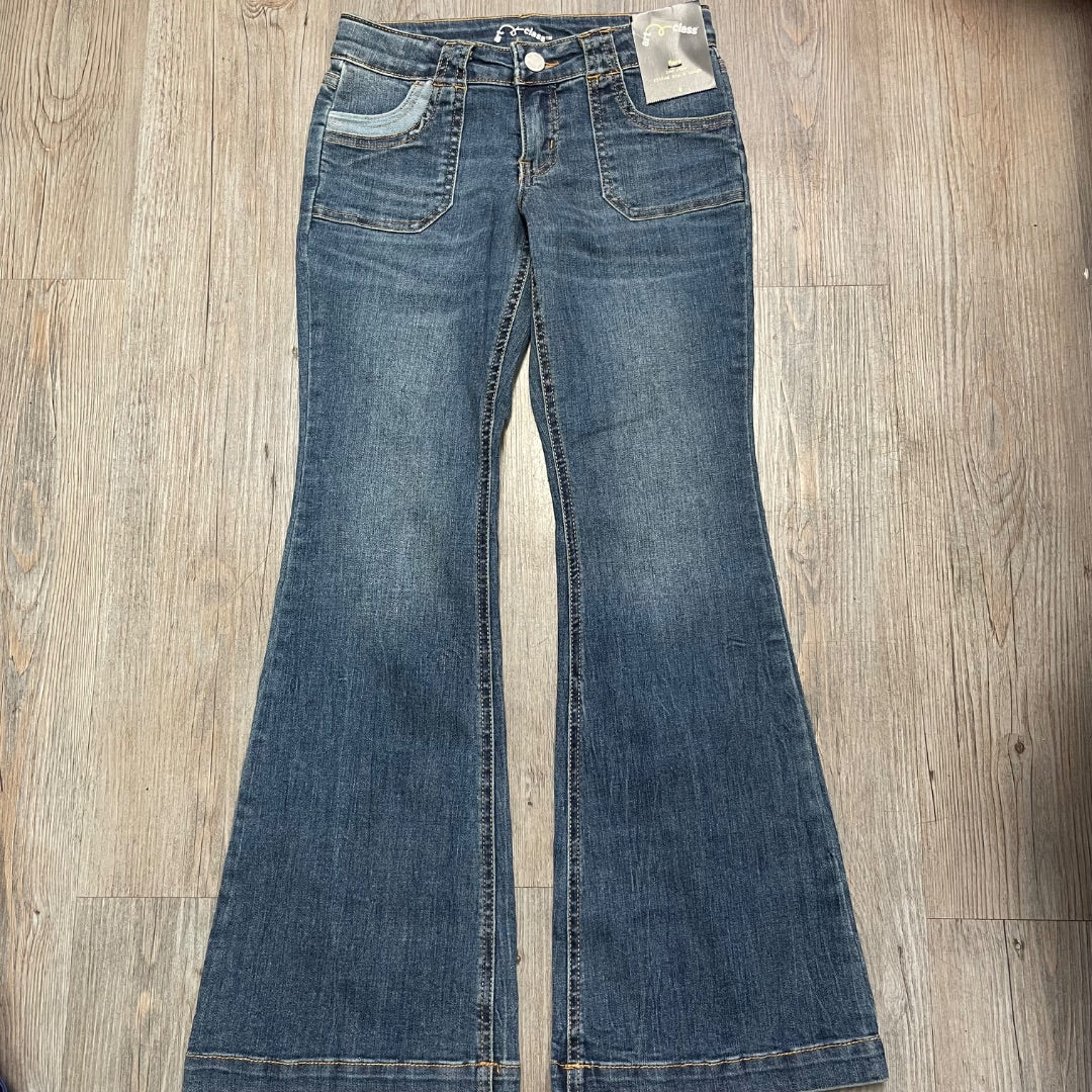Blue Art Class Flare Jeans, 10Y