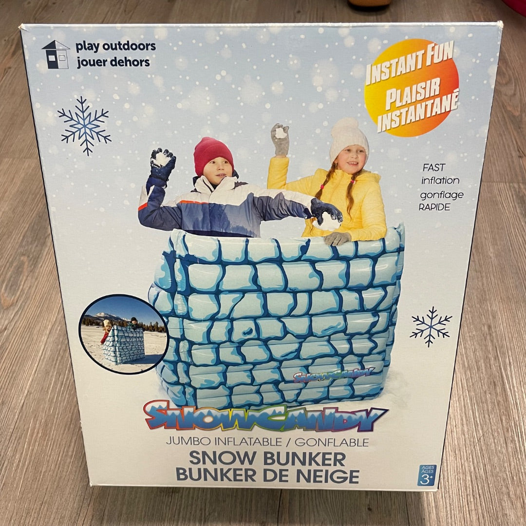 Blue Snow candy Jumbo Inflatable Snow banker, 3Y+