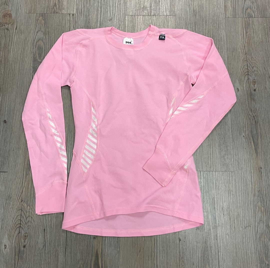 Pink Helly Hansen Base Layer Top, Small