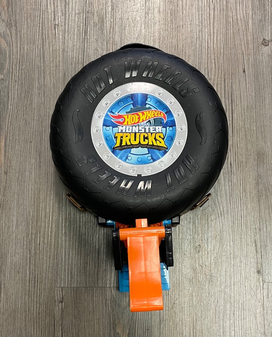 Multi Colour Hot Wheels Monster Truck Stunt Tire Play Set, 3Y+