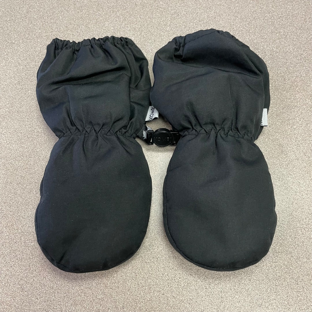 Black Kombi Winter Mitts, 12-24M