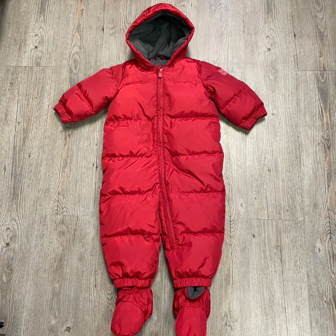 Red Gap Downfill Snow Suit, 12-18M
