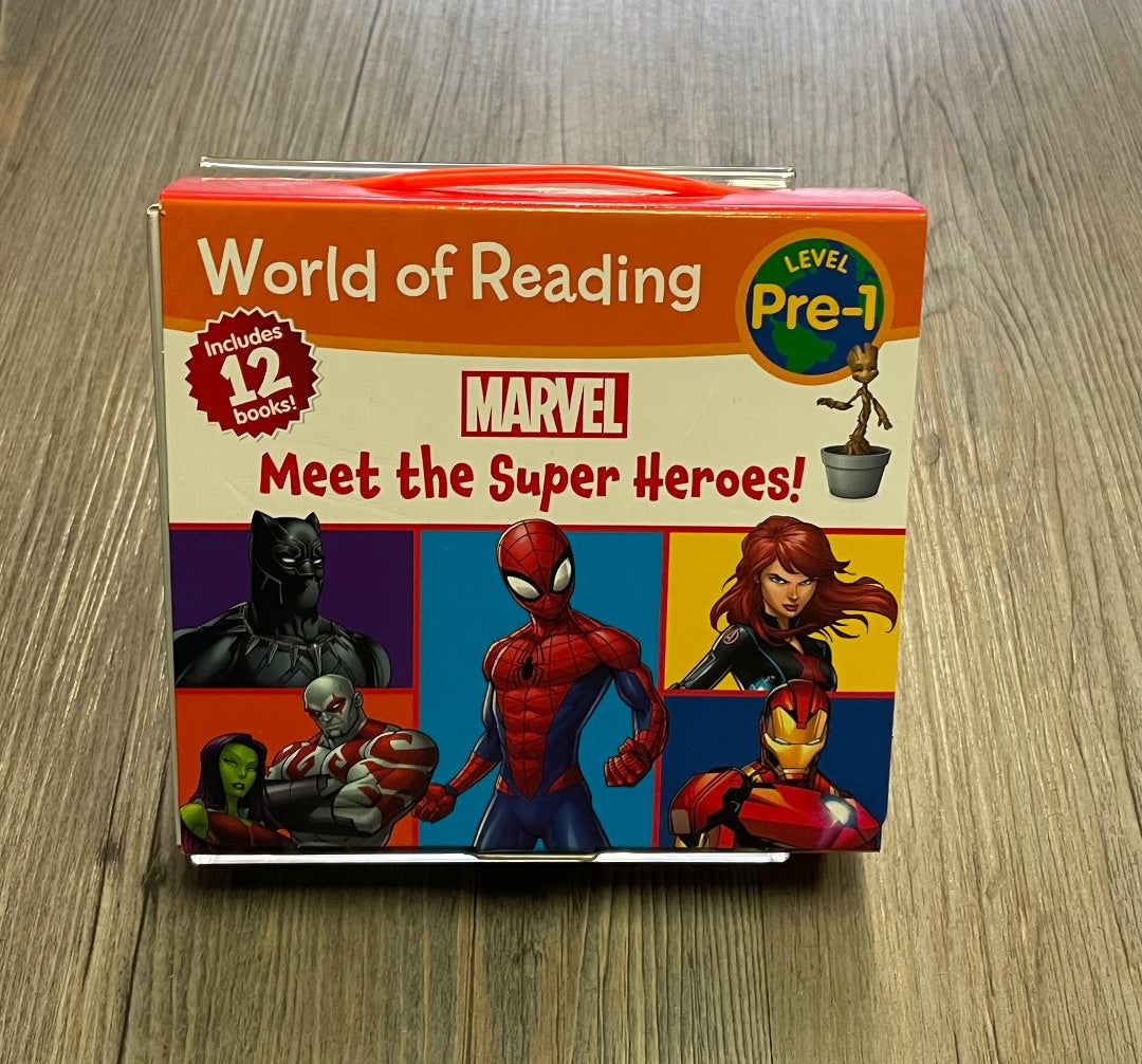 Multi Colour World Of Reading Meet The Super Heroes, Paperback