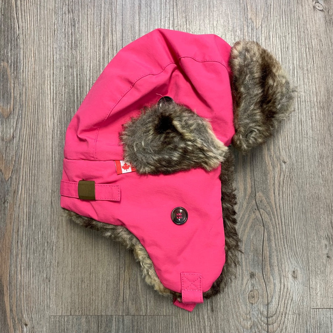 Pink CaliKids Winter Hat, 3-5Y