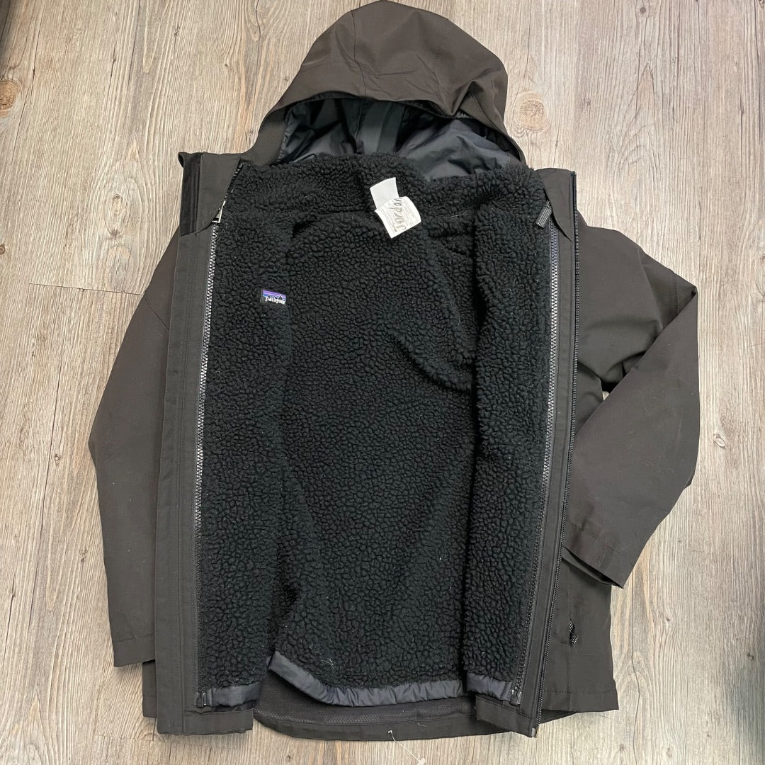Charcoal Patagonia 2 In 1 H2No Winter Jacket, 10Y
