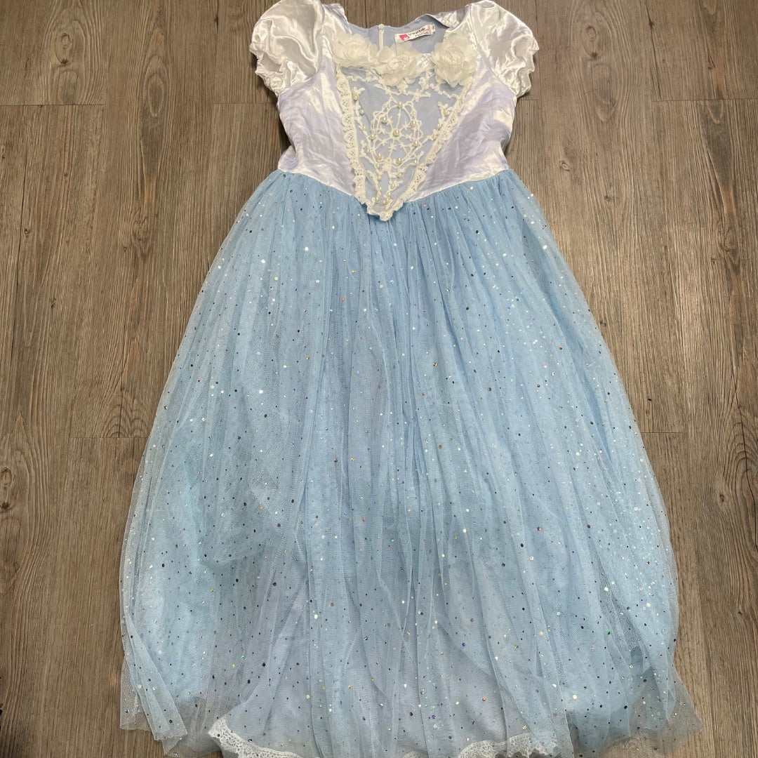 Blue Princess Dress, 10Y