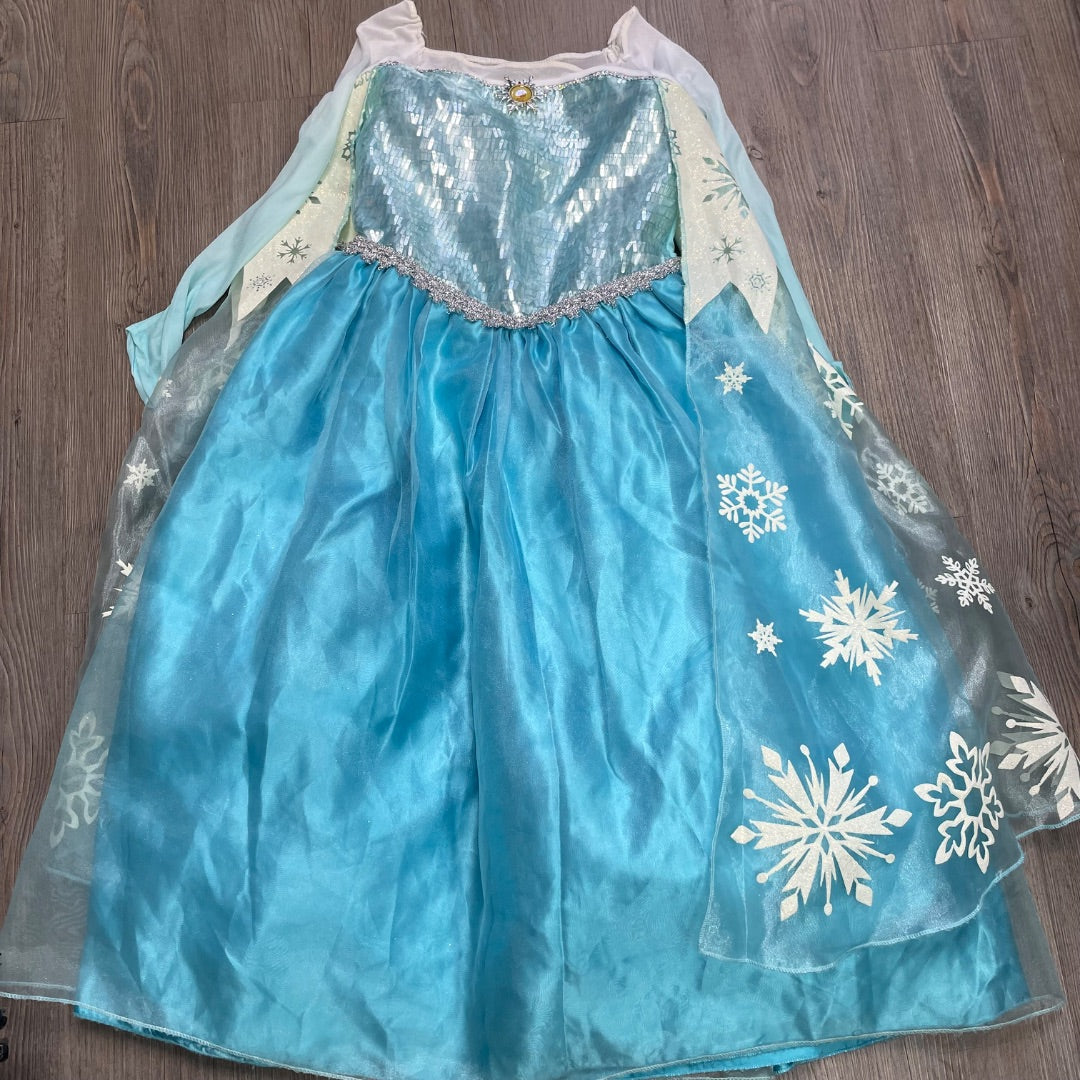 Blue Disney Land Hong kong Elsa Costume, 10Y