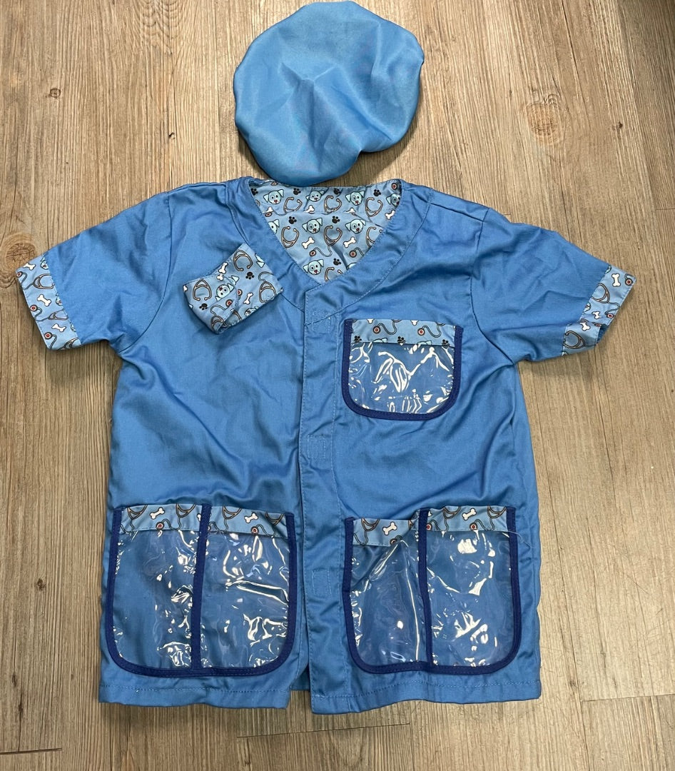 Blue M&D Animal Hospital Vet Costume, 3-6Y