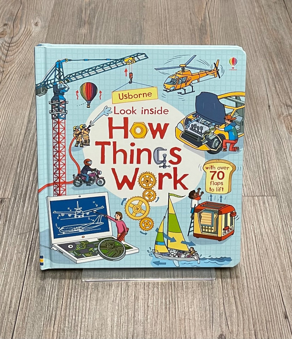 Multi Colour How Things Works, Boardbook