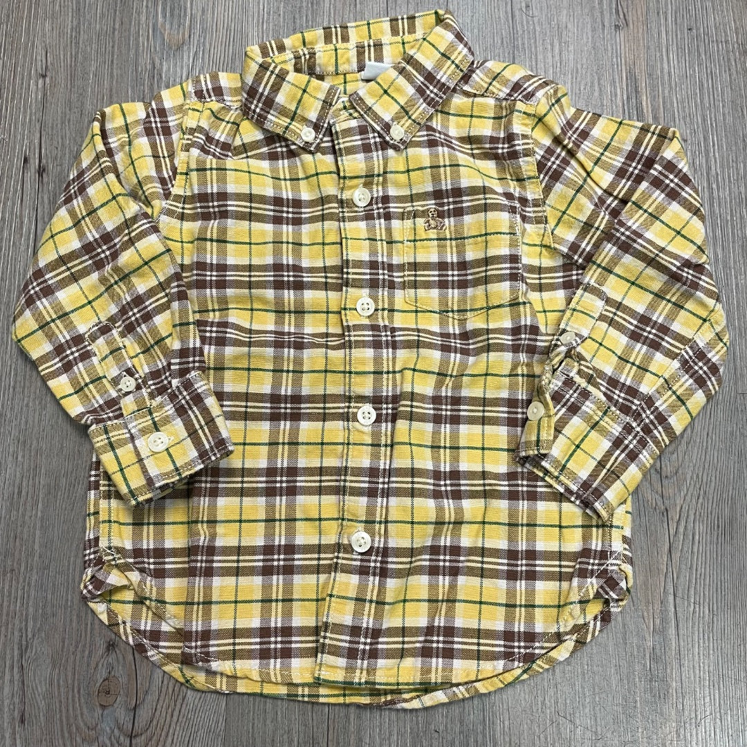 Multi Colour Gap Long Sleeve Shirt, 3Y