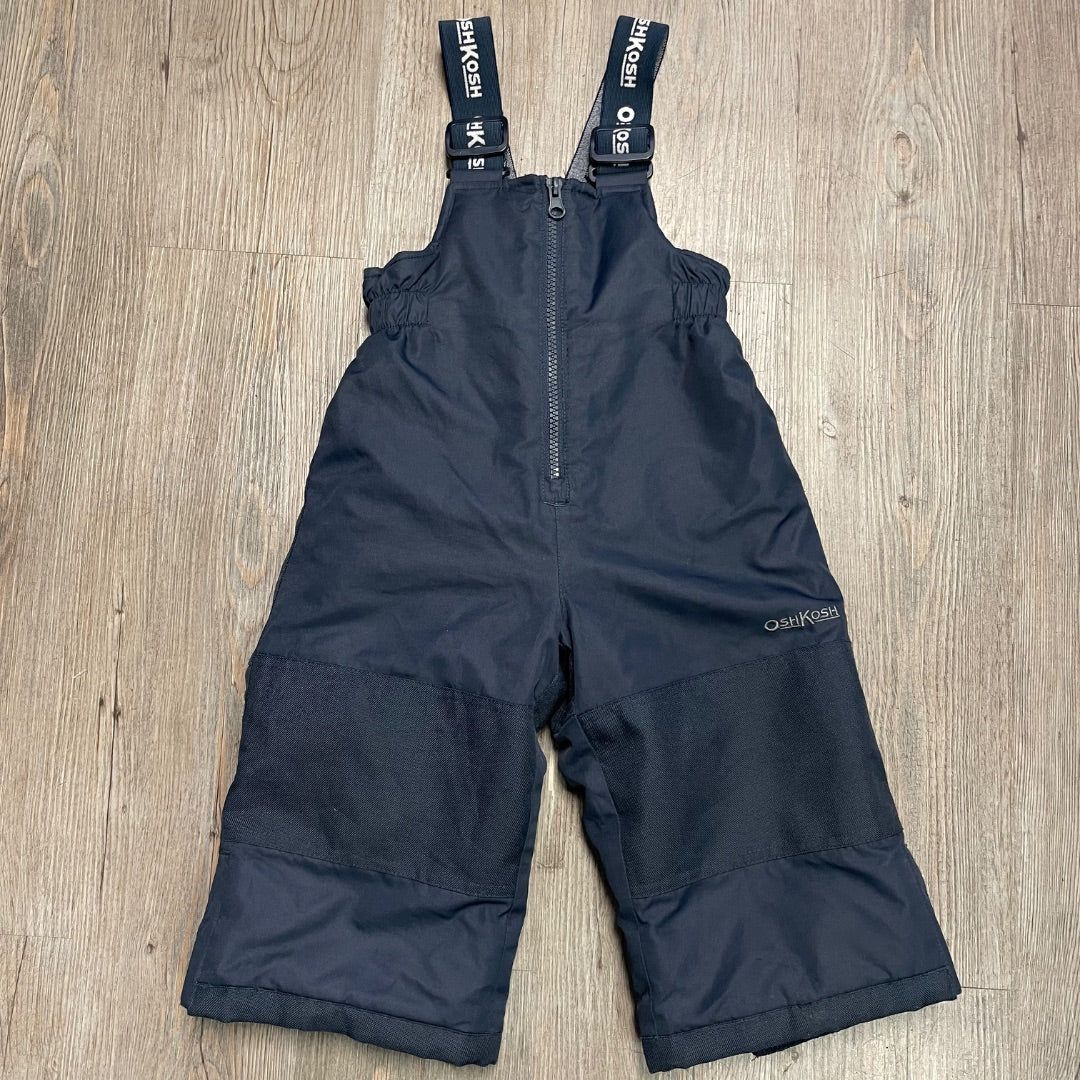 Black Orange Oshkosh Snow Pants, 18M