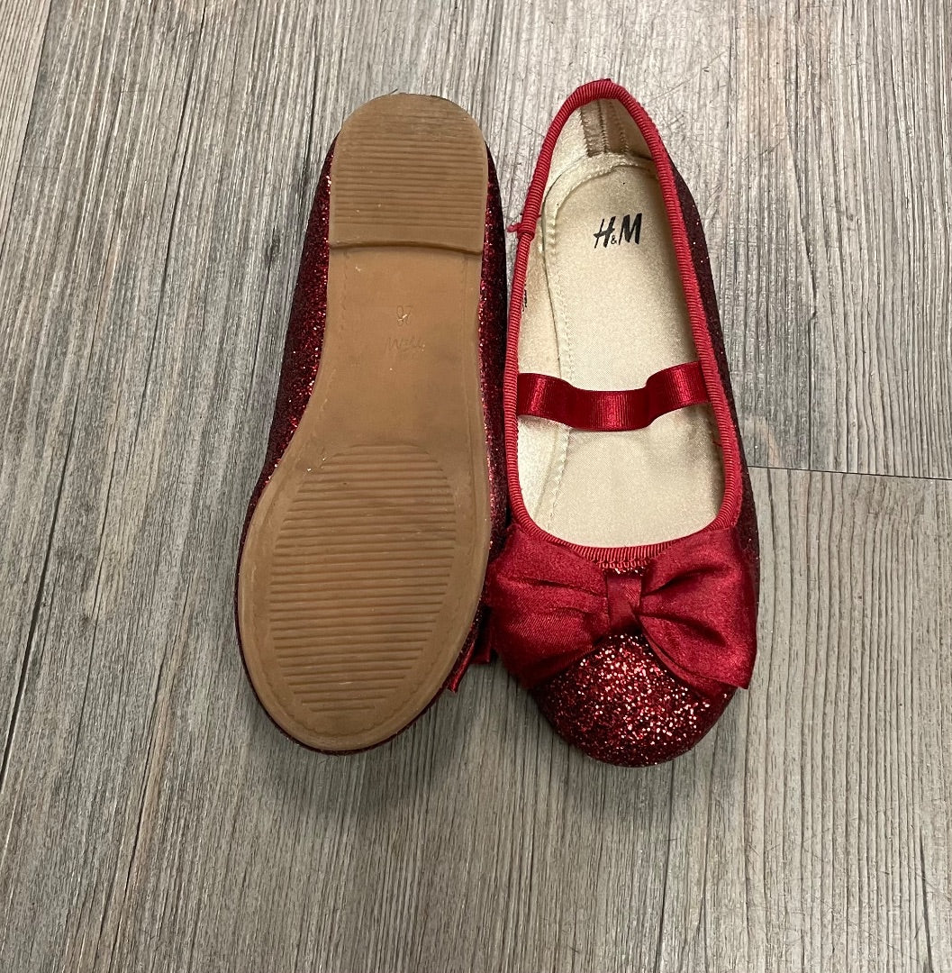 Red H&M Flat Shoes, 11Y