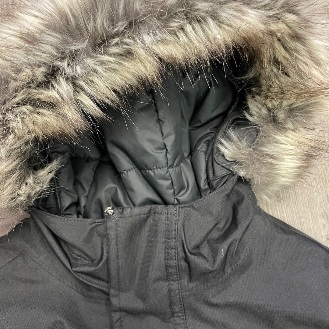 Black North Face Gotham Winter jacket, 7-8Y