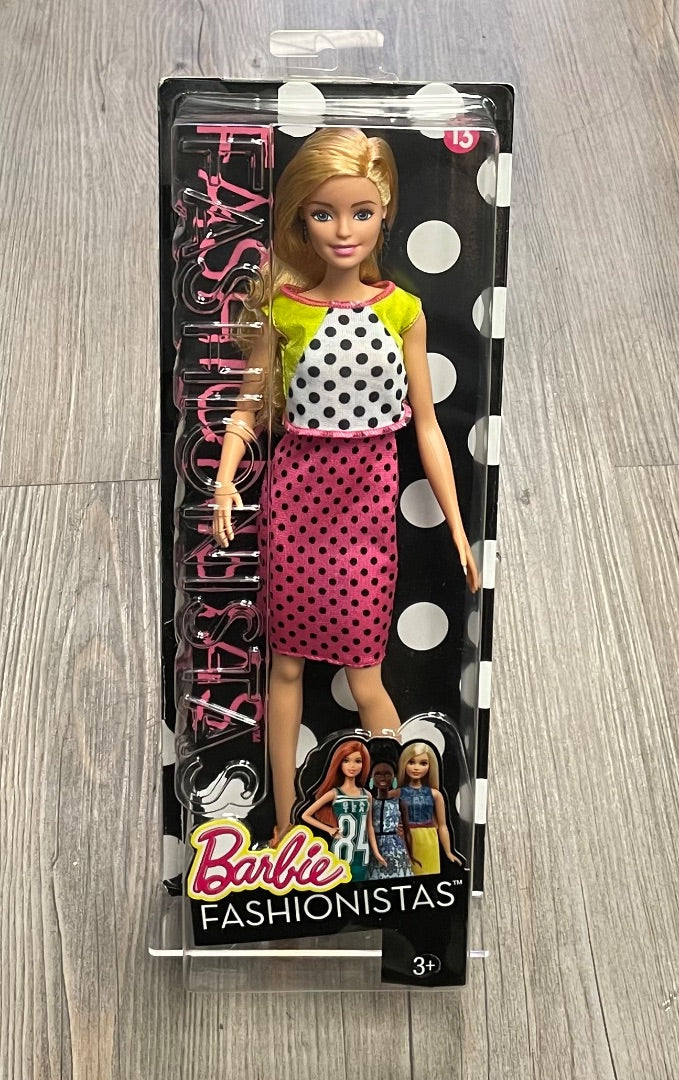 Polka Dot Dress Barbie Fashionistas, 3Y+
