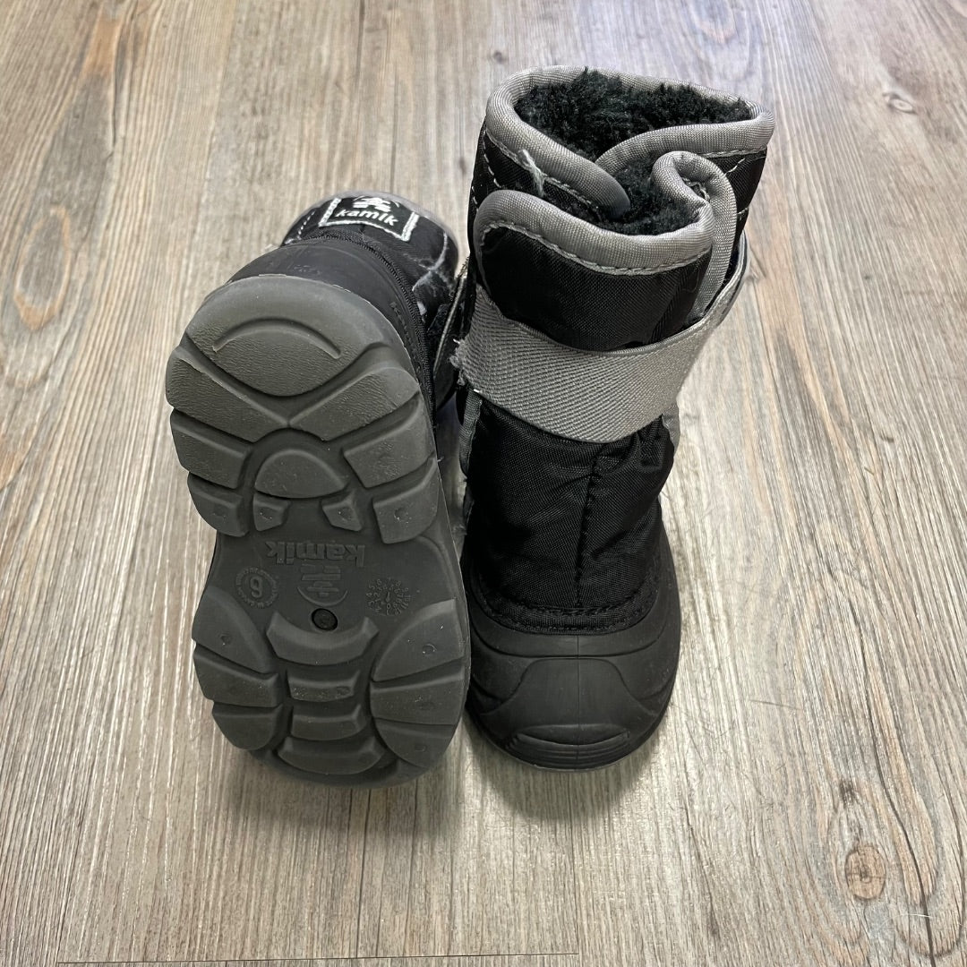 Black Kamik Winter Boots, 6T