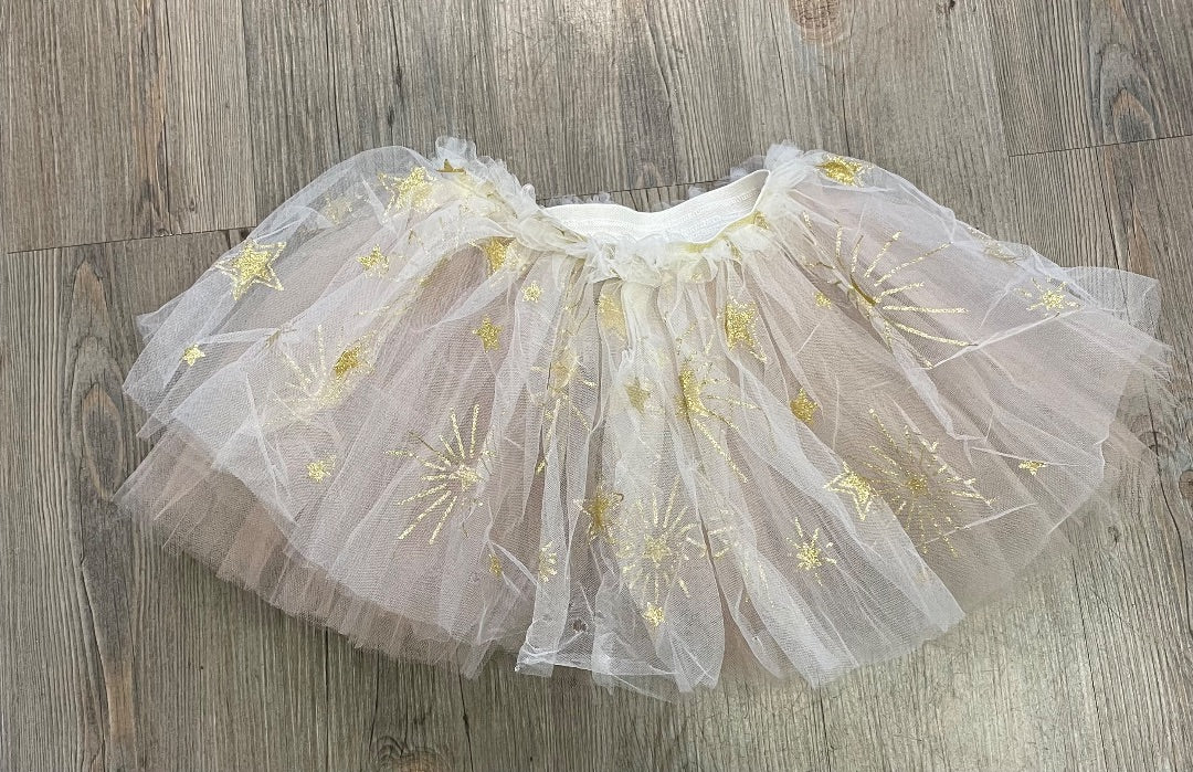Ivory Gold Great Pretenders Tutu Skirt, 4-6Y