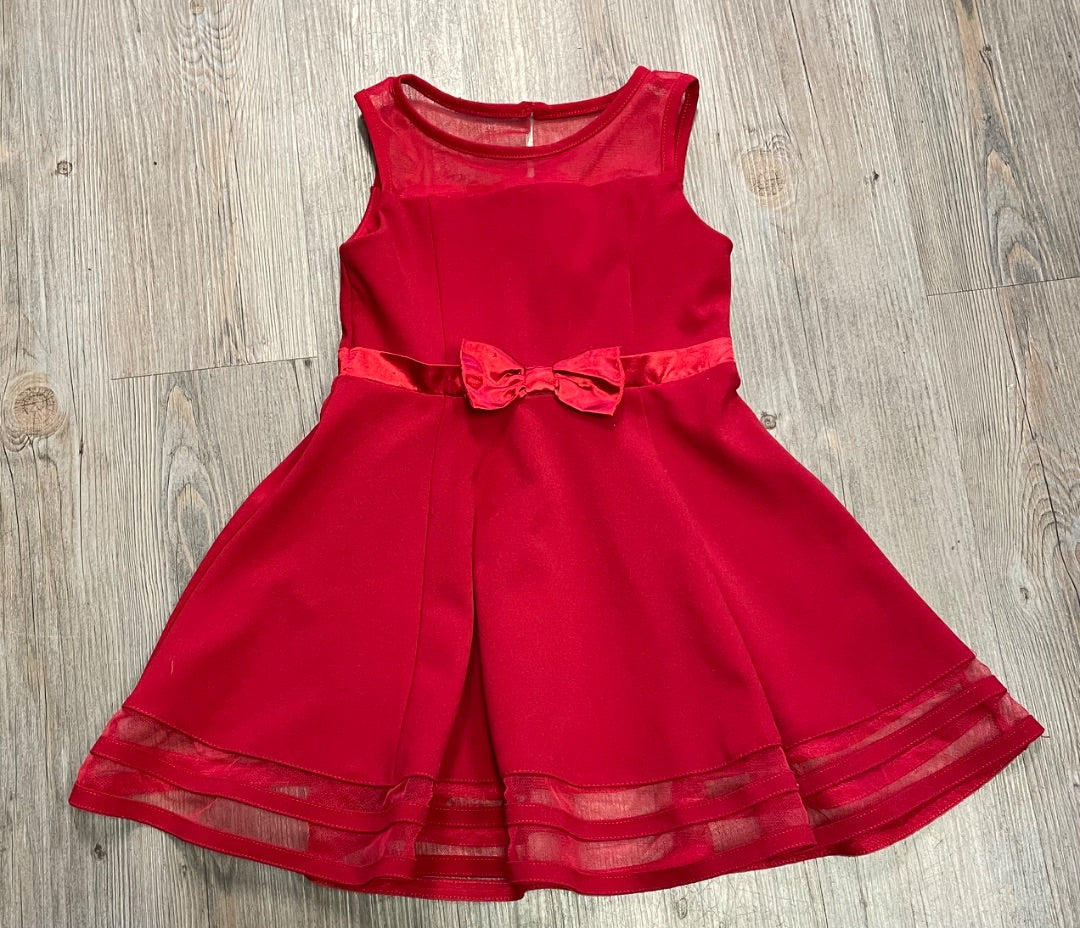 Red Calvin Klein SSL Dress, 6Y