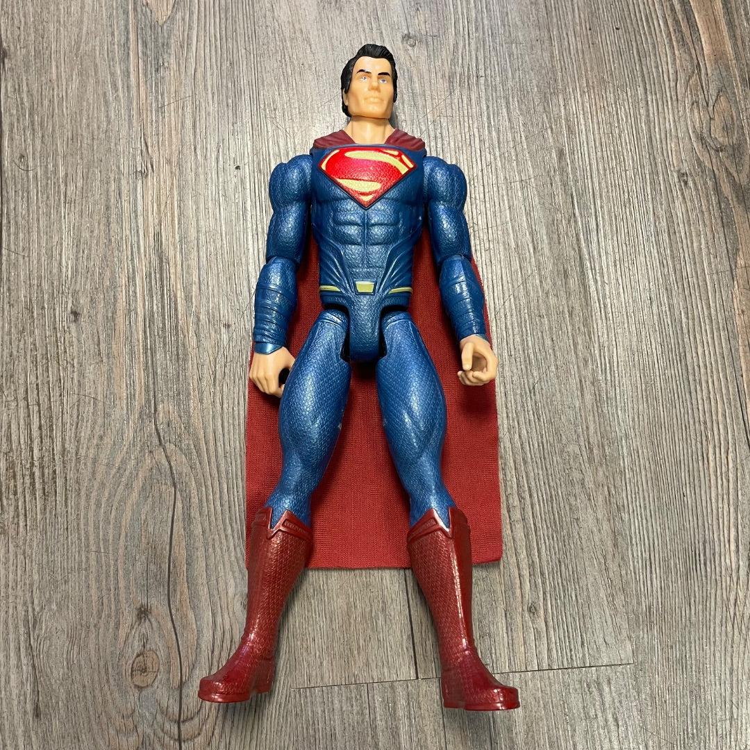Blue Superman Action Figure, 11.5 inch