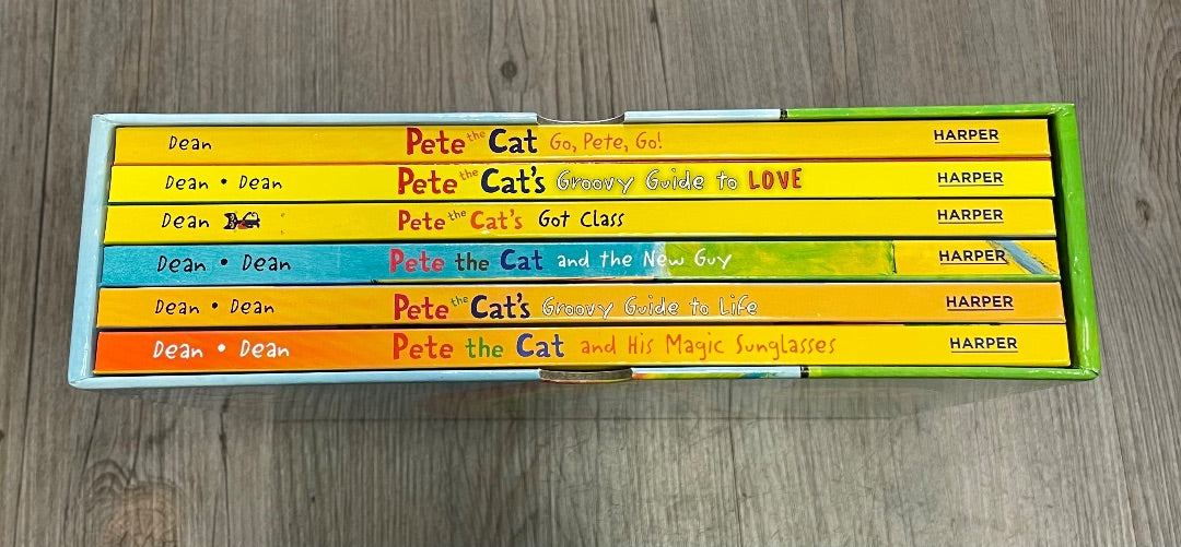Multi Colour Pete The Cats Groovy Box Of Books, Hardcover