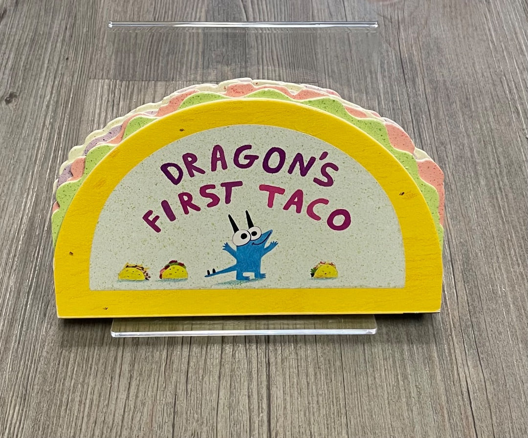 Multi Colour Dragons First Taco, Boardbook