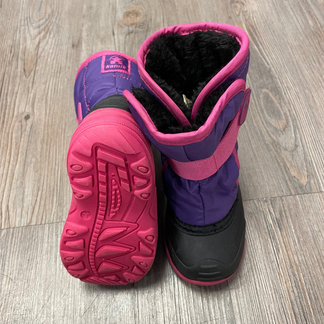 Purple Kamik Winter boots, 8T