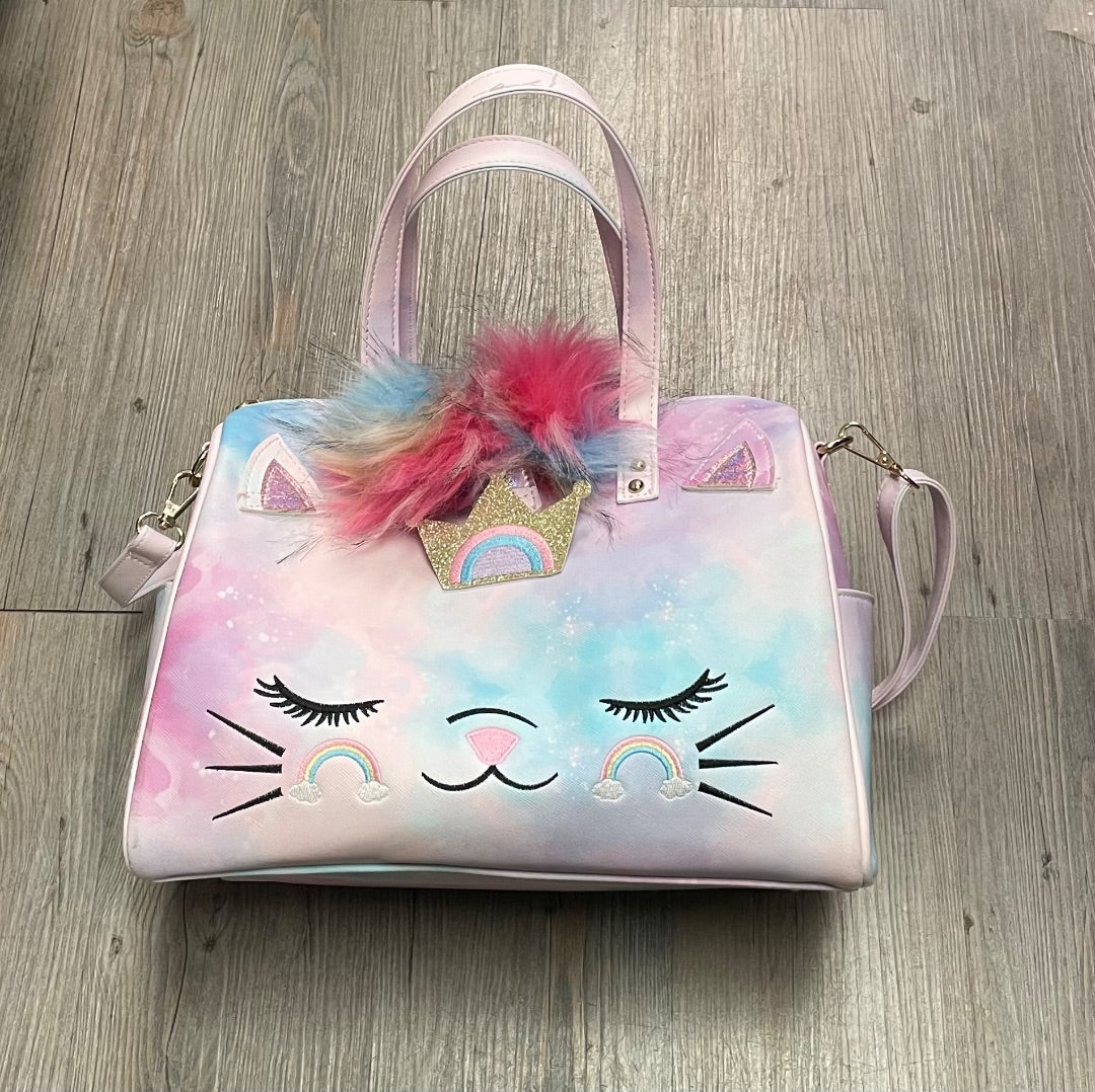 Pink Unicorn Crown Bag, 12*10 inch