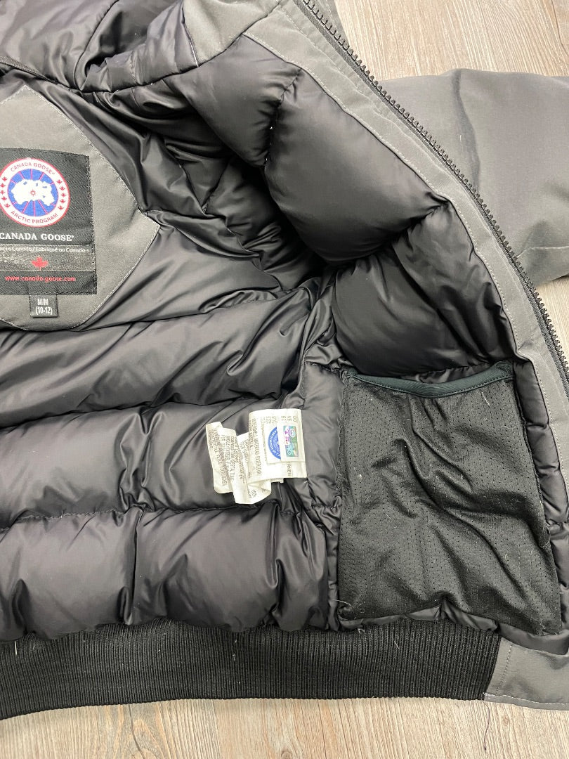 Grey with Fur Canada Goose Youth Rundle, 10-12Y