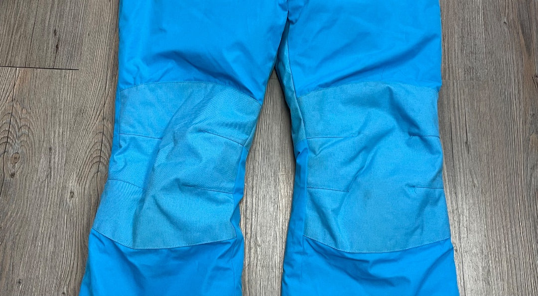 Blue Lands End Bib Snow Pants, 12Y
