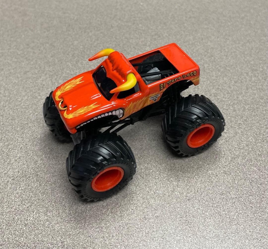 Orange Monster Truck Toro Loco, 3Y+