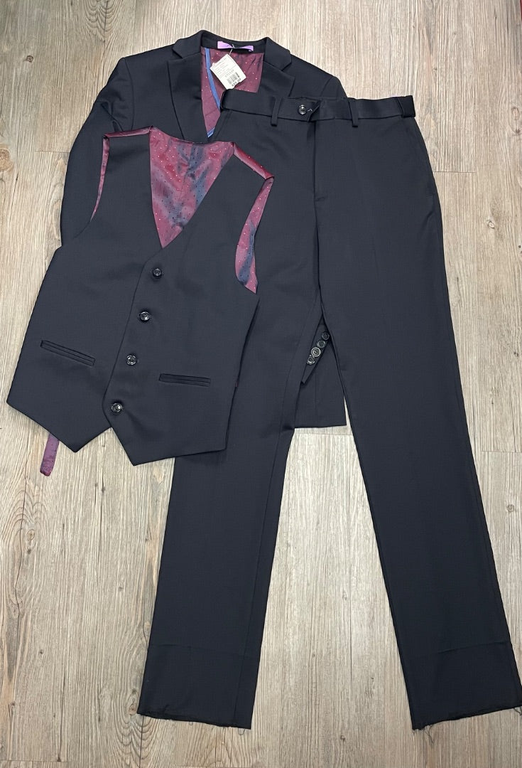 Navy Jordano Dress Suit Set, 14Y