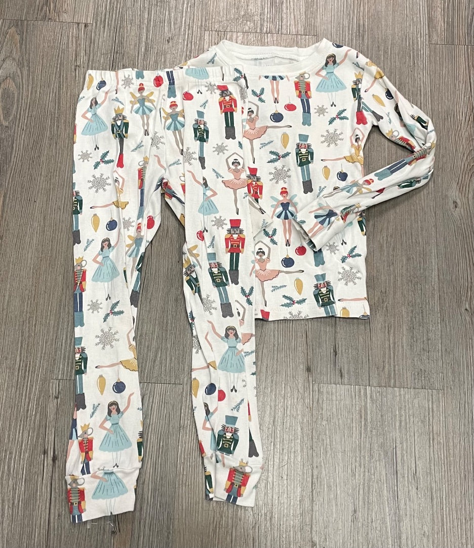 Multi Colour Little Planet 2pc PJ Set, 4Y