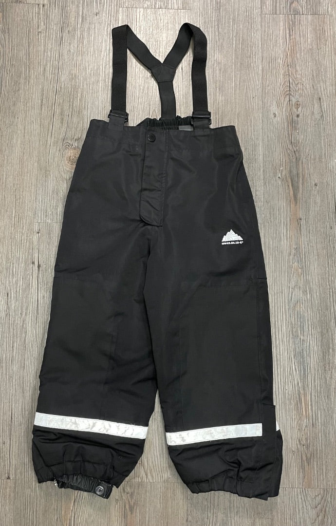 Black H&M Suspender Snow Pants, 5Y