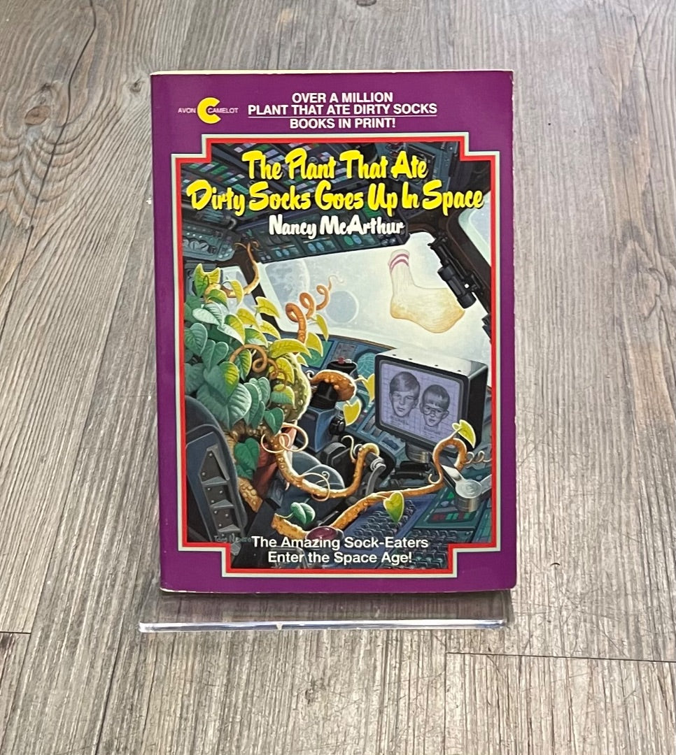 Purple The Plant That Ate Dirty Socks Goes Up In space, Paperback