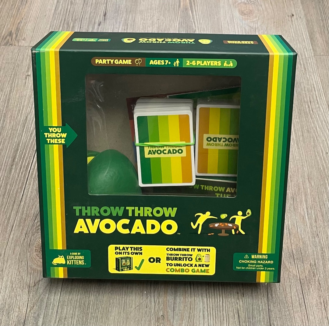 Green Throw Throw Avocado Game, 7Y+