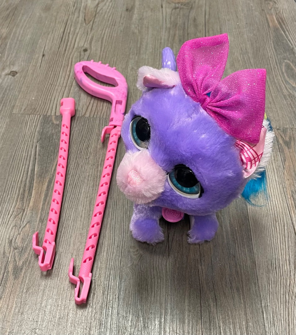 Purple Fur real Friends Rockalots Kitty, Pre-owned