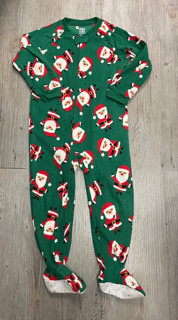 Santa Carters Holiday PJ Onesie, 4Y